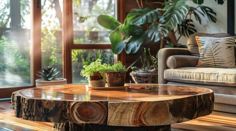 Intégration de troncs d&rsquo;arbre dans la décoration : une touche naturelle et tendance