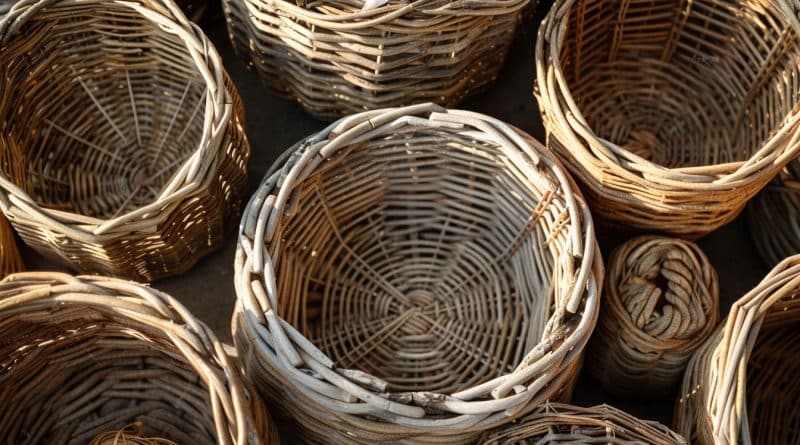 Paniers en osier : l&rsquo;atout charme pour sublimer votre décoration